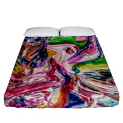 Budha Denied The Shine Of The World Fitted Sheet (queen Size) by bestdesignintheworld