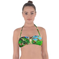 Coral Tree 2 Halter Bandeau Bikini Top by bestdesignintheworld