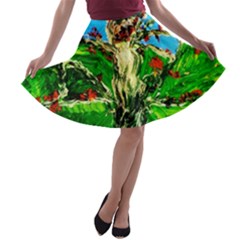 Coral Tree 2 A-line Skater Skirt by bestdesignintheworld
