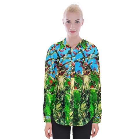 Coral Tree 2 Womens Long Sleeve Shirt by bestdesignintheworld