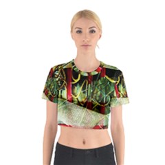 Hidden Strings Of Purity 13 Cotton Crop Top by bestdesignintheworld