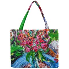 Paint, Flowers And Book Mini Tote Bag by bestdesignintheworld