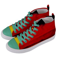 Colors And Fabrics 7 Women s Mid-top Canvas Sneakers