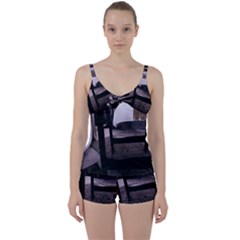 Colors And Fabrics 27 Tie Front Two Piece Tankini