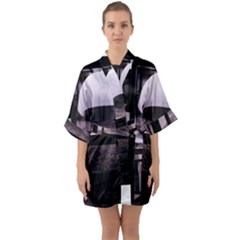 Colors And Fabrics 27 Quarter Sleeve Kimono Robe