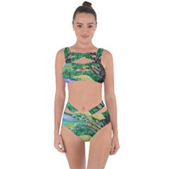 Yellow Boat And Coral Tree Bandaged Up Bikini Set  by bestdesignintheworld