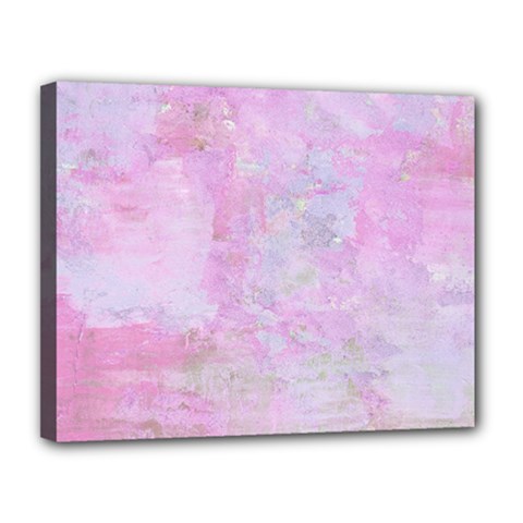 Soft Pink Watercolor Art Canvas 14  X 11  by yoursparklingshop