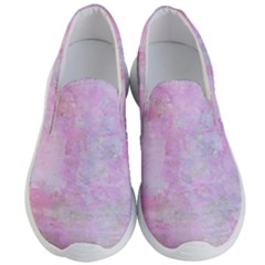 Soft Pink Watercolor Art Men s Lightweight Slip Ons by yoursparklingshop