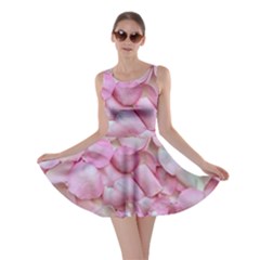 Romantic Pink Rose Petals Floral  Skater Dress by yoursparklingshop