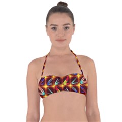 Feathers Halter Bandeau Bikini Top by ArtworkByPatrick