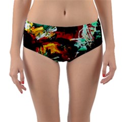 Grand Canyon Sunset Reversible Mid-waist Bikini Bottoms by bestdesignintheworld