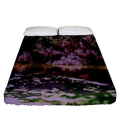 Old Tree 6 Fitted Sheet (queen Size) by bestdesignintheworld