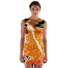 Smashed Butterfly 6 Wrap Front Bodycon Dress