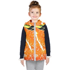 Smashed Butterfly 6 Kid s Hooded Puffer Vest