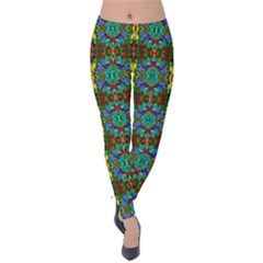 Colorful-29 Velvet Leggings by ArtworkByPatrick