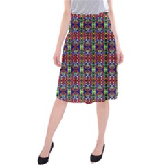 Colorful-30 Midi Beach Skirt by ArtworkByPatrick