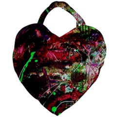 Bloody Coffee 2 Giant Heart Shaped Tote by bestdesignintheworld