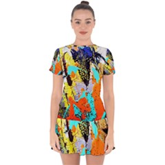 Africa  Kenia Drop Hem Mini Chiffon Dress by bestdesignintheworld