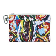 Inposing Butterfly 1 Canvas Cosmetic Bag (large)