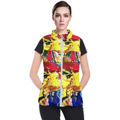 Yellow Roses 3 Women s Puffer Vest