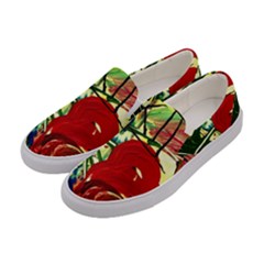 Irish Clock Women s Canvas Slip Ons by bestdesignintheworld