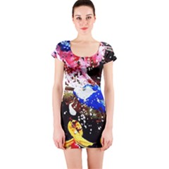 Smashed Butterfly 5 Short Sleeve Bodycon Dress