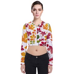 Beautiful Autumn Leaves Vector Bomber Jacket by Nexatart