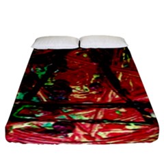 Sacred Marks Fitted Sheet (king Size) by bestdesignintheworld