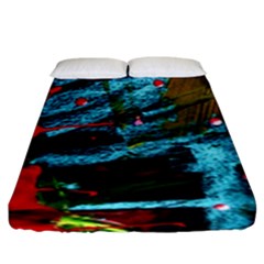 Totem 1 Fitted Sheet (king Size) by bestdesignintheworld