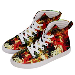 Sunset In A Desert Of Mexico 1 Women s Hi-top Skate Sneakers by bestdesignintheworld