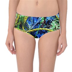 Moment Of The Haos 7 Mid-waist Bikini Bottoms by bestdesignintheworld