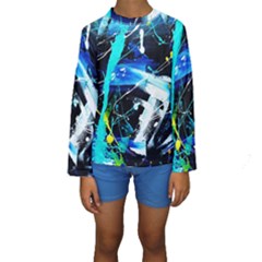 My Brain reflecrion 1/1 Kids  Long Sleeve Swimwear