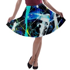 My Brain reflecrion 1/1 A-line Skater Skirt