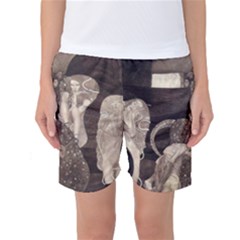 Jurisprudence - Gustav Klimt Women s Basketball Shorts by Valentinaart