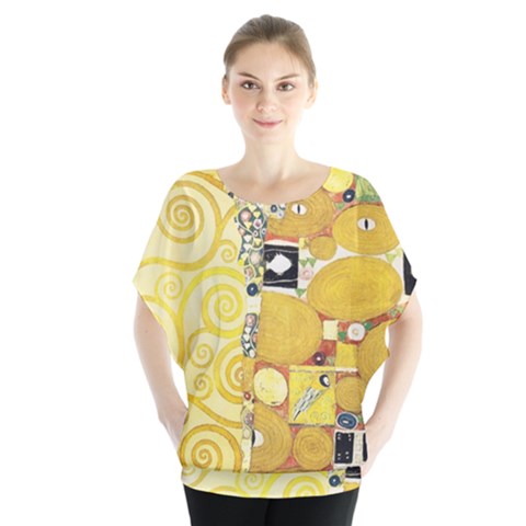 The Embrace - Gustav Klimt Blouse by Valentinaart