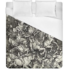 Four Horsemen Of The Apocalypse - Albrecht Dürer Duvet Cover (california King Size) by Valentinaart