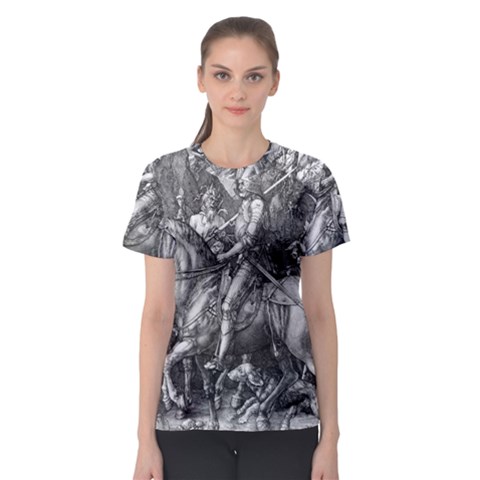 Death And The Devil - Albrecht Dürer Women s Sport Mesh Tee by Valentinaart