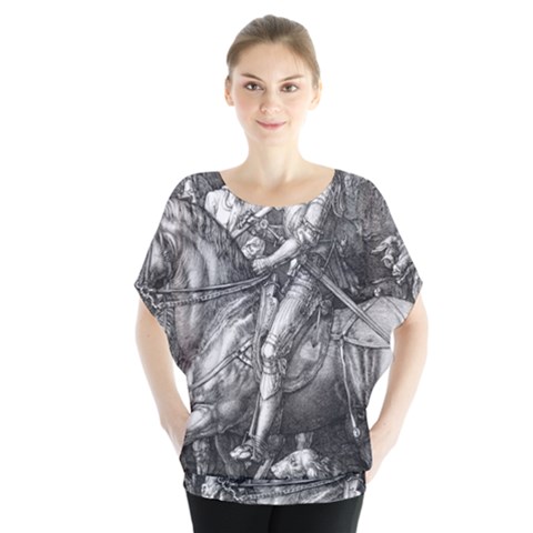 Death And The Devil - Albrecht Dürer Blouse by Valentinaart