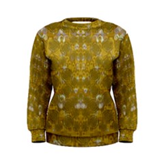 Golden Stars In Modern Renaissance Style Women s Sweatshirt by pepitasart