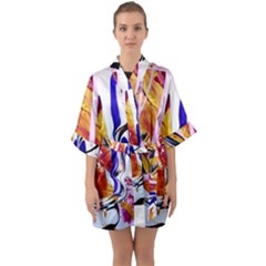 Immediate Attraction 6 Quarter Sleeve Kimono Robe by bestdesignintheworld