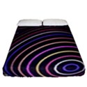 Abtract Colorful Spheres Fitted Sheet (Queen Size) View1