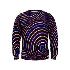 Abtract Colorful Spheres Kids  Sweatshirt by Modern2018