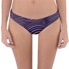 Abtract Colorful Spheres Reversible Hipster Bikini Bottoms