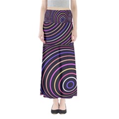 Abtract Colorful Spheres Full Length Maxi Skirt