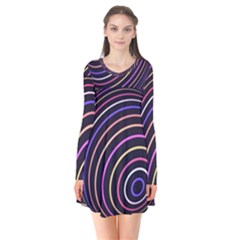 Abtract Colorful Spheres Flare Dress