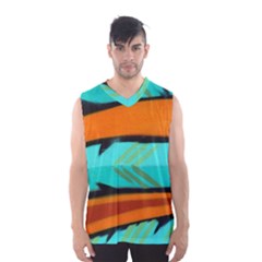 Abstract Art Artistic Men s Basketball Tank Top by Modern2018