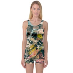 Abstract Art Berlin One Piece Boyleg Swimsuit