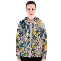 Abstract Art Berlin Women s Zipper Hoodie by Modern2018