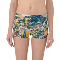 Abstract Art Berlin Boyleg Bikini Bottoms by Modern2018