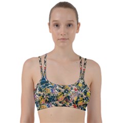 Abstract Art Berlin Line Them Up Sports Bra by Modern2018